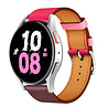 Strap-it® Strap-it Samsung Galaxy Watch 5 - 44mm Lederarmband (Rosa/Rotbraun) Strap-it® Strap-it Samsung Galaxy Watch 5 - 44mm Lederarmband (Rosa/Rotbraun)