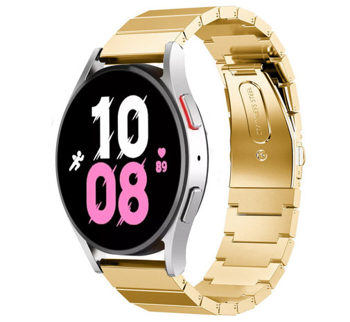 Strap-it® Strap-it Samsung Galaxy Watch 5 - 44mm Metallarmband (Gold)