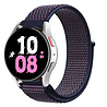 Strap-it® Strap-it Samsung Galaxy Watch 5 - 44mm Nylonarmband (Lila/Blau) Strap-it® Strap-it Samsung Galaxy Watch 5 - 44mm Nylonarmband (Lila/Blau)