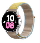 Strap-it® Strap-it Samsung Galaxy Watch 5 - 44mm Nylonarmband (Kamel)