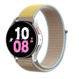 Strap-it® Samsung Galaxy Watch 5 - 44mm Nylonarmband (Kamel) Strap-it® Samsung Galaxy Watch 5 - 44mm Nylonarmband (Kamel)