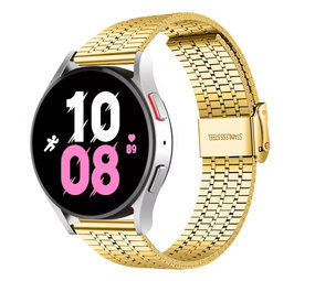 Strap-it® Samsung Galaxy Watch 5 - 44mm Edelstahlarmband (Gold) Strap-it® Samsung Galaxy Watch 5 - 44mm Edelstahlarmband (Gold)