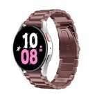 Strap-it® Strap-it Samsung Galaxy Watch 5 - 44mm Stahlarmband (Bronzebraun)