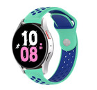 Strap-it® Strap-it Samsung Galaxy Watch 5 - 44mm Sportarmband (Aqua/Blau)
