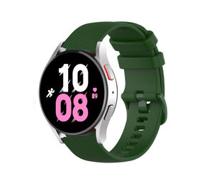 Strap-it® Samsung Galaxy Watch 5 - 44mm Luxus-Silikonarmband (Armeegrün) Strap-it® Samsung Galaxy Watch 5 - 44mm Luxus-Silikonarmband (Armeegrün)
