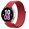 Strap-it® Strap-it Samsung Galaxy Watch 5 - 44mm Nylonarmband (Rot) Strap-it® Strap-it Samsung Galaxy Watch 5 - 44mm Nylonarmband (Rot)