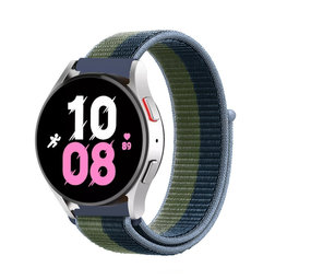 Strap-it® Samsung Galaxy Watch 5 - 44mm Nylonarmband (MoosGrün) Strap-it® Samsung Galaxy Watch 5 - 44mm Nylonarmband (MoosGrün)