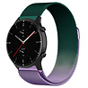 Strap-it® Strap-It Amazfit GTR 2 Milanese Armband (Lila/Grün) Strap-it® Strap-It Amazfit GTR 2 Milanese Armband (Lila/Grün)