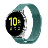 Strap-it® Samsung Galaxy Watch Active Milanese Armband (Grün) Strap-it® Samsung Galaxy Watch Active Milanese Armband (Grün)