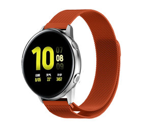 Strap-it® Samsung Galaxy Watch Active Milanese Armband (Orange) Strap-it® Samsung Galaxy Watch Active Milanese Armband (Orange)