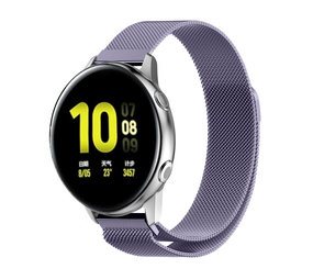 Strap-it® Samsung Galaxy Watch Active Milanese Armband (Hellviolett) Strap-it® Samsung Galaxy Watch Active Milanese Armband (Hellviolett)