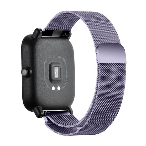 Strap-it® Strap-It Amazfit GTS 2 Milanese Armband (Hellviolett) Strap-it® Strap-It Amazfit GTS 2 Milanese Armband (Hellviolett)