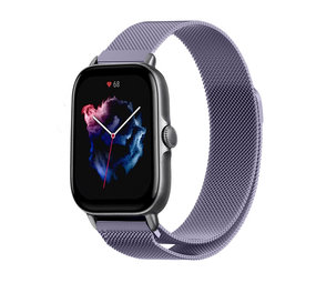 Strap-it® Amazfit GTS 3 Milanese Armband (Hellviolett) Strap-it® Amazfit GTS 3 Milanese Armband (Hellviolett)