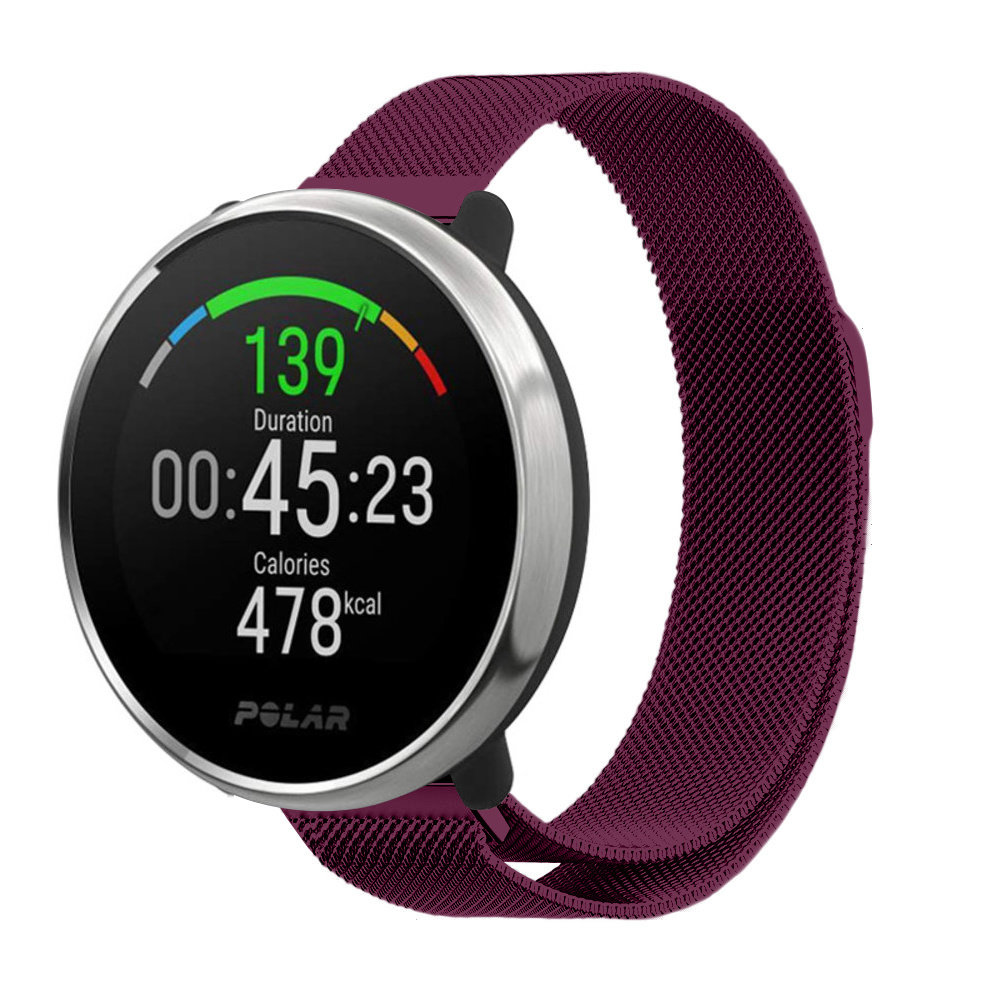 Strap-it® Strap-It Polar Ignite Milanese Armband (Violett) Strap-it® Strap-It Polar Ignite Milanese Armband (Violett)
