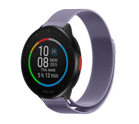 Strap-it® Polar Pacer Milanese Armband (Hellviolett) Strap-it® Polar Pacer Milanese Armband (Hellviolett)
