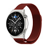 Strap-it® Strap-It Huawei Watch GT 3 Pro 46mm Milanese Armband (Rot)