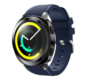 Strap-it® Samsung Gear Sport Silikonarmband (Dunkelblau) Strap-it® Samsung Gear Sport Silikonarmband (Dunkelblau)