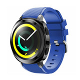 Strap-it® Samsung Gear Sport Silikonarmband (Blau) Strap-it® Samsung Gear Sport Silikonarmband (Blau)