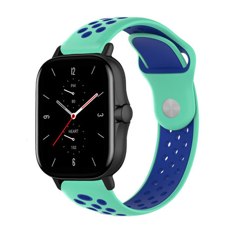 Strap-it® Strap-it Amazfit GTS 2 Sportarmband (Aqua/Blau) Strap-it® Strap-it Amazfit GTS 2 Sportarmband (Aqua/Blau)