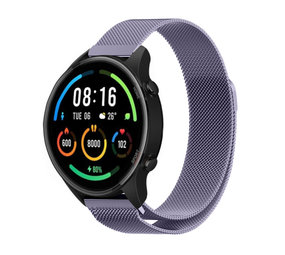 Strap-it® Xiaomi Mi Watch Milanese Armband (Hellviolett) Strap-it® Xiaomi Mi Watch Milanese Armband (Hellviolett)