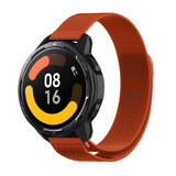 Strap-it® Xiaomi Watch S1 Milanese Armband (Orange) Strap-it® Xiaomi Watch S1 Milanese Armband (Orange)