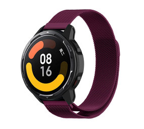 Strap-it® Xiaomi Watch S1 Milanese Armband (Lila) Strap-it® Xiaomi Watch S1 Milanese Armband (Lila)
