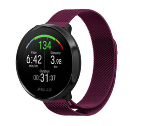 Strap-it® Polar Vantage M Milanese Armband (violett) Strap-it® Polar Vantage M Milanese Armband (violett)