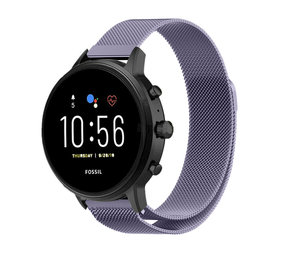 Strap-it® Fossil Gen 5 Milanese Armband (Hellviolett) Strap-it® Fossil Gen 5 Milanese Armband (Hellviolett)