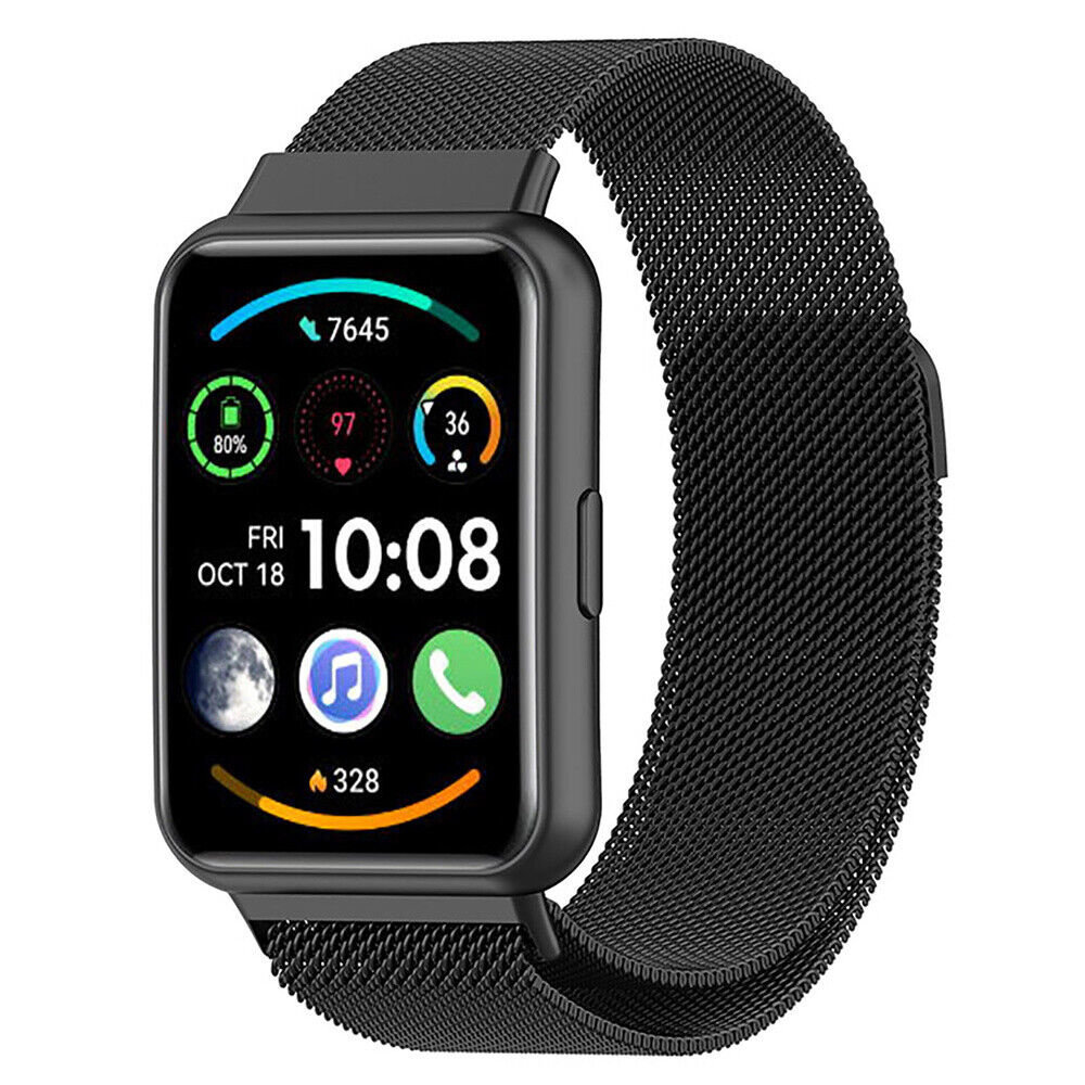 Huawei Watch Fit 2 Milanese Armband Schwarz