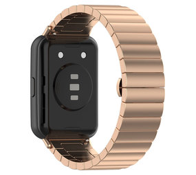 Strap-it® Huawei Watch Fit 2 Metallarmband (Roségold) Strap-it® Huawei Watch Fit 2 Metallarmband (Roségold)