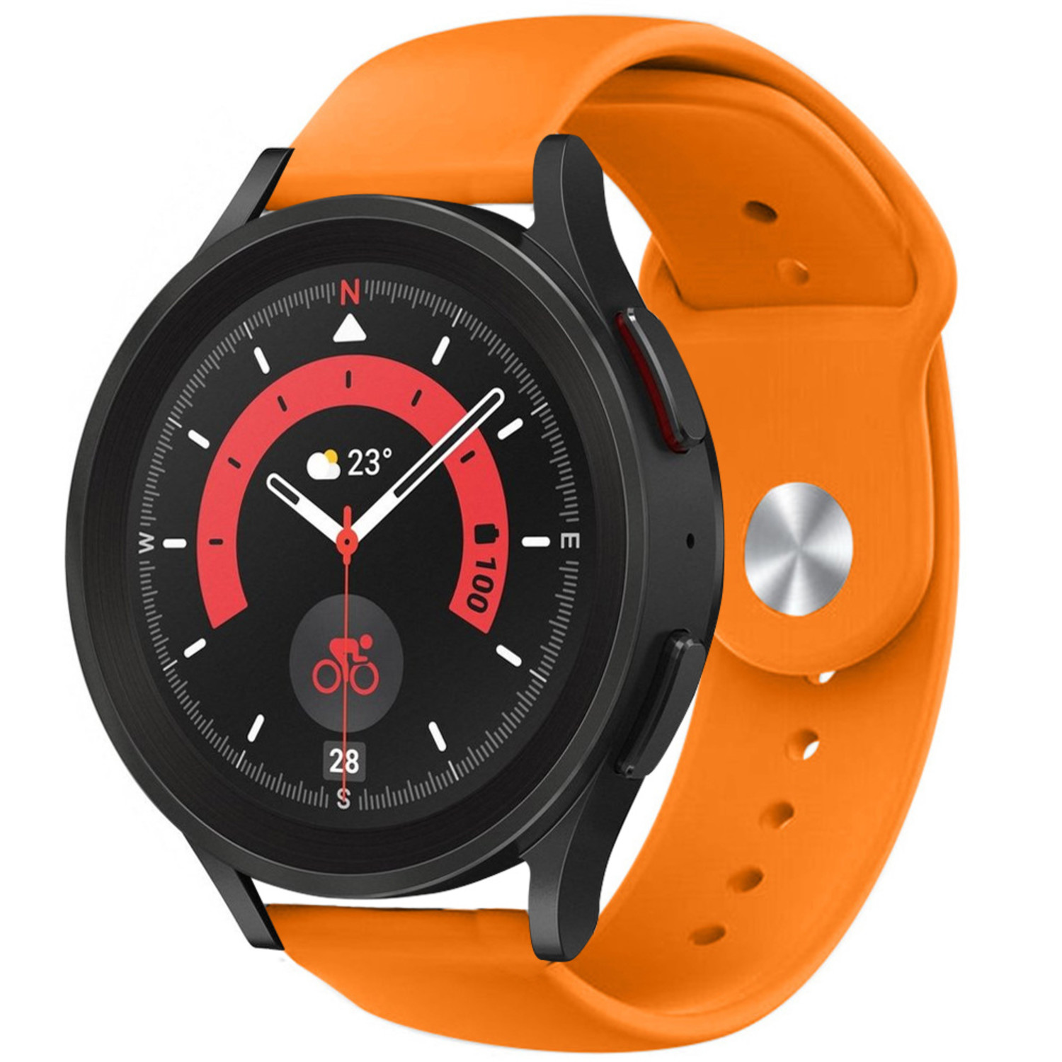 Samsung Galaxy Watch 5 Pro Sportarmband (Orange  