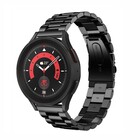 Strap-it® Strap-it Samsung Galaxy Watch 5 Pro Stahlarmband (Schwarz)