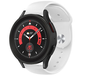 Strap-it® Samsung Galaxy Watch 5 Pro Sportarmband (Weiß) Strap-it® Samsung Galaxy Watch 5 Pro Sportarmband (Weiß)
