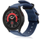 Strap-it® Strap-it Samsung Galaxy Watch 5 Pro Nylon-Schnallenarmband (Blau)