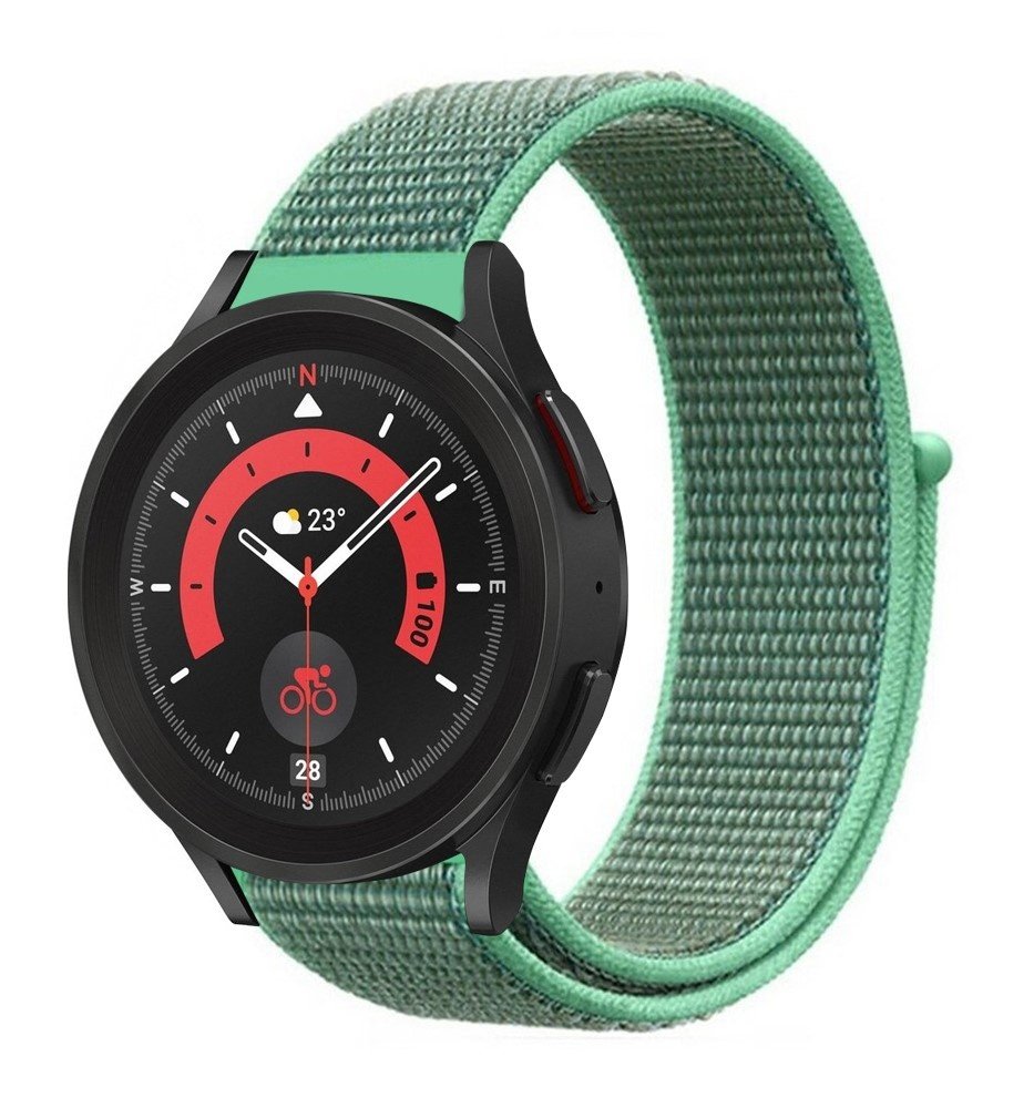 Strap-it® Strap-it Samsung Galaxy Watch 5 Pro Nylonarmband (Minze)