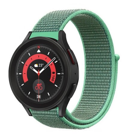 Strap-it® Strap-it Samsung Galaxy Watch 5 Pro Nylonarmband (Minze)