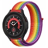 Strap-it® Strap-it Samsung Galaxy Watch 5 Pro Nylonarmband (Regenbogen) Strap-it® Strap-it Samsung Galaxy Watch 5 Pro Nylonarmband (Regenbogen)