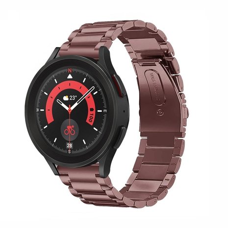 Strap-it® Strap-it Samsung Galaxy Watch 5 Pro Stahlarmband (Bronzebraun) Strap-it® Strap-it Samsung Galaxy Watch 5 Pro Stahlarmband (Bronzebraun)