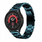 Strap-it® Strap-it Samsung Galaxy Watch 5 Pro Stahlarmband (Dunkelgrün)