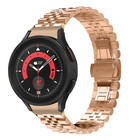 Strap-it® Strap-it Samsung Galaxy Watch 5 Pro Jubilee Stahlarmband (Roségold)