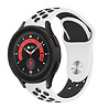 Strap-it® Strap-it Samsung Galaxy Watch 5 Pro Sportarmband (Weiß/Schwarz) Strap-it® Strap-it Samsung Galaxy Watch 5 Pro Sportarmband (Weiß/Schwarz)