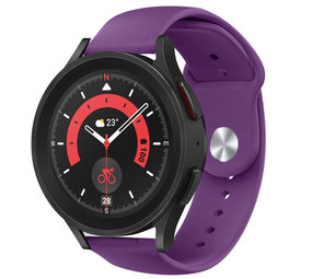 Strap-it® Samsung Galaxy Watch 5 Pro Sportarmband (Lila) Strap-it® Samsung Galaxy Watch 5 Pro Sportarmband (Lila)