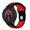 Strap-it® Strap-it Samsung Galaxy Watch 5 Pro Sportarmband (Schwarz/Rot) Strap-it® Strap-it Samsung Galaxy Watch 5 Pro Sportarmband (Schwarz/Rot)