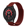 Strap-it® Strap-It Samsung Galaxy Watch 5 Pro Milanese Armband (Rot) Strap-it® Strap-It Samsung Galaxy Watch 5 Pro Milanese Armband (Rot)