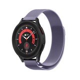 Strap-it® Samsung Galaxy Watch 5 Pro Milanese Armband (Helllila) Strap-it® Samsung Galaxy Watch 5 Pro Milanese Armband (Helllila)