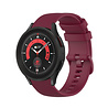 Strap-it® Strap-it Samsung Galaxy Watch 5 Pro Luxus-Silikonarmband (DunkelRot) Strap-it® Strap-it Samsung Galaxy Watch 5 Pro Luxus-Silikonarmband (DunkelRot)
