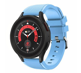 Strap-it® Samsung Galaxy Watch 5 Pro Silikonarmband (Sandblau) Strap-it® Samsung Galaxy Watch 5 Pro Silikonarmband (Sandblau)