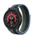 Strap-it® Strap-it Samsung Galaxy Watch 5 Pro Nylonarmband (MoosGrün)