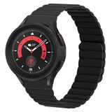 Strap-it® Samsung Galaxy Watch 5 Pro magnetisches Silikonarmband (Schwarz) Strap-it® Samsung Galaxy Watch 5 Pro magnetisches Silikonarmband (Schwarz)