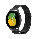 Strap-it® Samsung Galaxy Watch 5 - 40mm Milanese Armband (Schwarz) Strap-it® Samsung Galaxy Watch 5 - 40mm Milanese Armband (Schwarz)